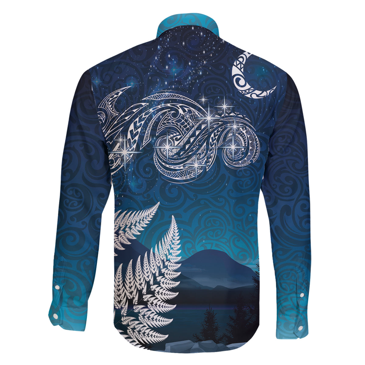 New Zealand Matariki Family Matching Summer Maxi Dress and Hawaiian Shirt Starry Night Style LT7 - Polynesian Pride