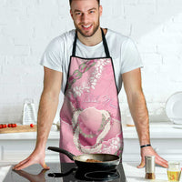 Hawaii Maui Island Flowers Lei Apron Lokelani Rose Pink