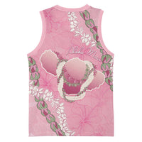 Hawaii Maui Island Flowers Lei Basketball Jersey Lokelani Rose Pink