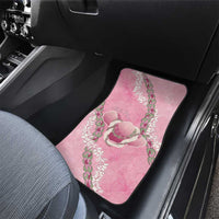 Hawaii Maui Island Flowers Lei Car Mats Lokelani Rose Pink