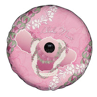 Hawaii Maui Island Flowers Lei Spare Tire Cover Lokelani Rose Pink LT7 - Polynesian Pride