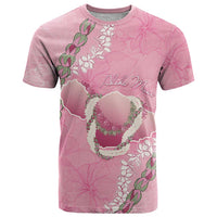 Hawaii Maui Island Flowers Lei T Shirt Lokelani Rose Pink