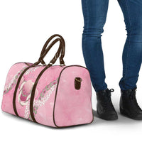 Hawaii Maui Island Flowers Lei Travel Bag Lokelani Rose Pink