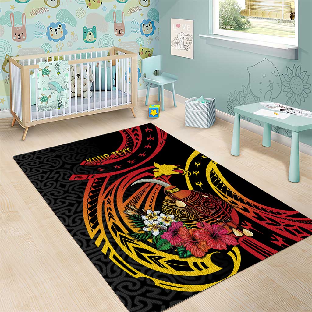 Personalized Milne Bay Area Rug PNG Lime Pot with Oro Tapa
