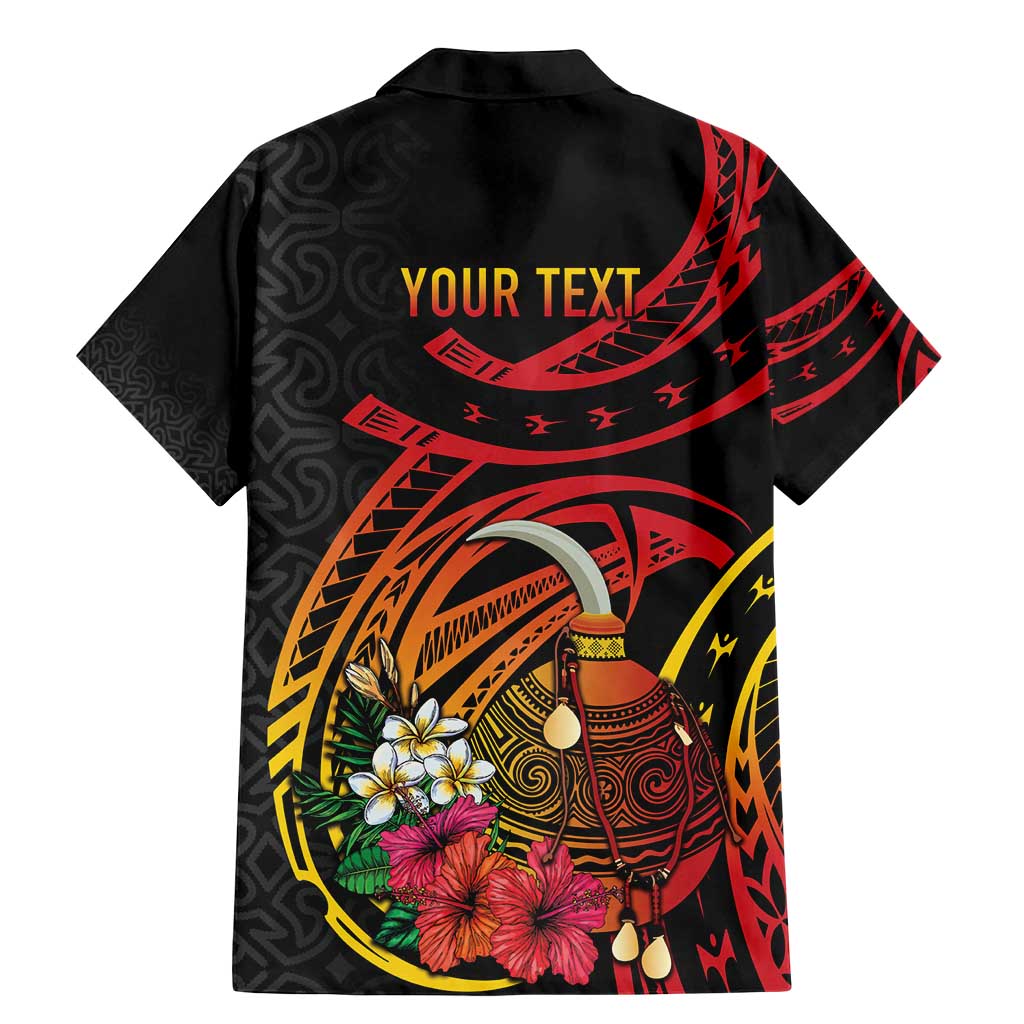 Personalized Milne Bay Family Matching Mermaid Dress and Hawaiian Shirt PNG Lime Pot with Oro Tapa LT7 - Polynesian Pride