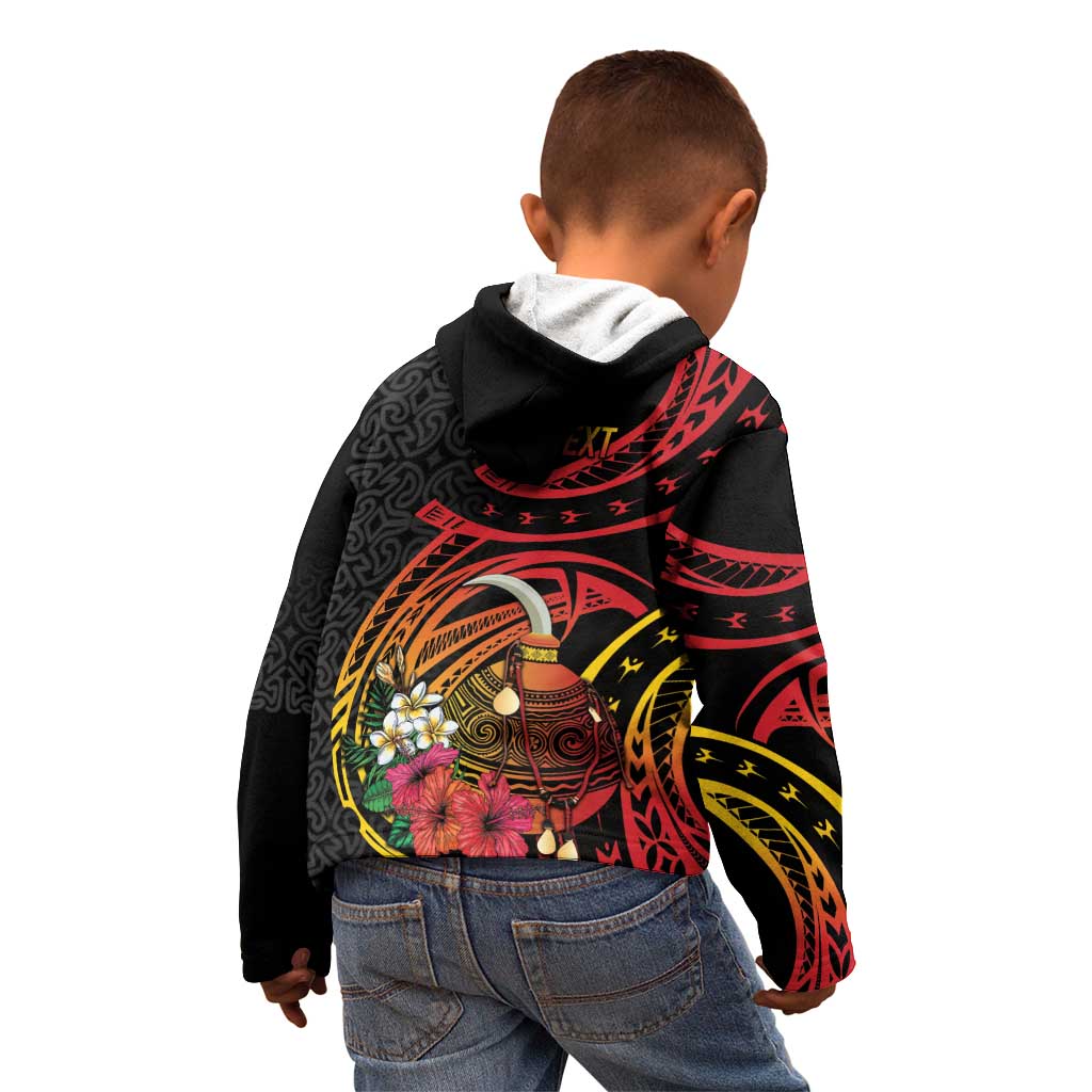 Personalized Milne Bay Kid Hoodie PNG Lime Pot with Oro Tapa