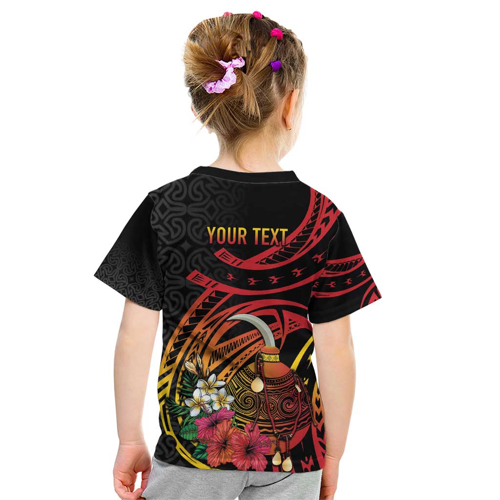 Personalized Milne Bay Kid T Shirt PNG Lime Pot with Oro Tapa