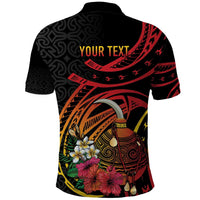 Personalized Milne Bay Polo Shirt PNG Lime Pot with Oro Tapa