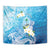 Hafa Adai Guam Chamorro Personalized Tapestry Ocean Blue Latte Stone with Guasali - Polynesian Pride