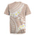 Polynesian Vintage Floral Rugby Jersey Beige Motifs - Polynesian Pride