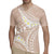 Polynesian Vintage Floral Rugby Jersey Beige Motifs - Polynesian Pride