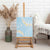 Polynesian Vintage Floral Canvas Wall Art Azure Motifs - Polynesian Pride