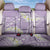 Polynesian Vintage Floral Back Car Seat Cover Lavender Motifs - Polynesian Pride