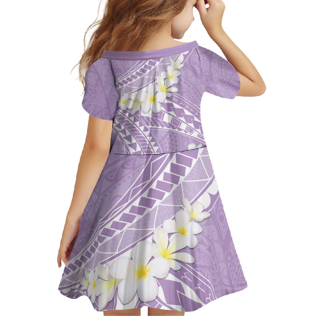 Polynesian Vintage Floral Family Matching Mermaid Dress and Hawaiian Shirt Lavender Motifs LT7 - Polynesian Pride