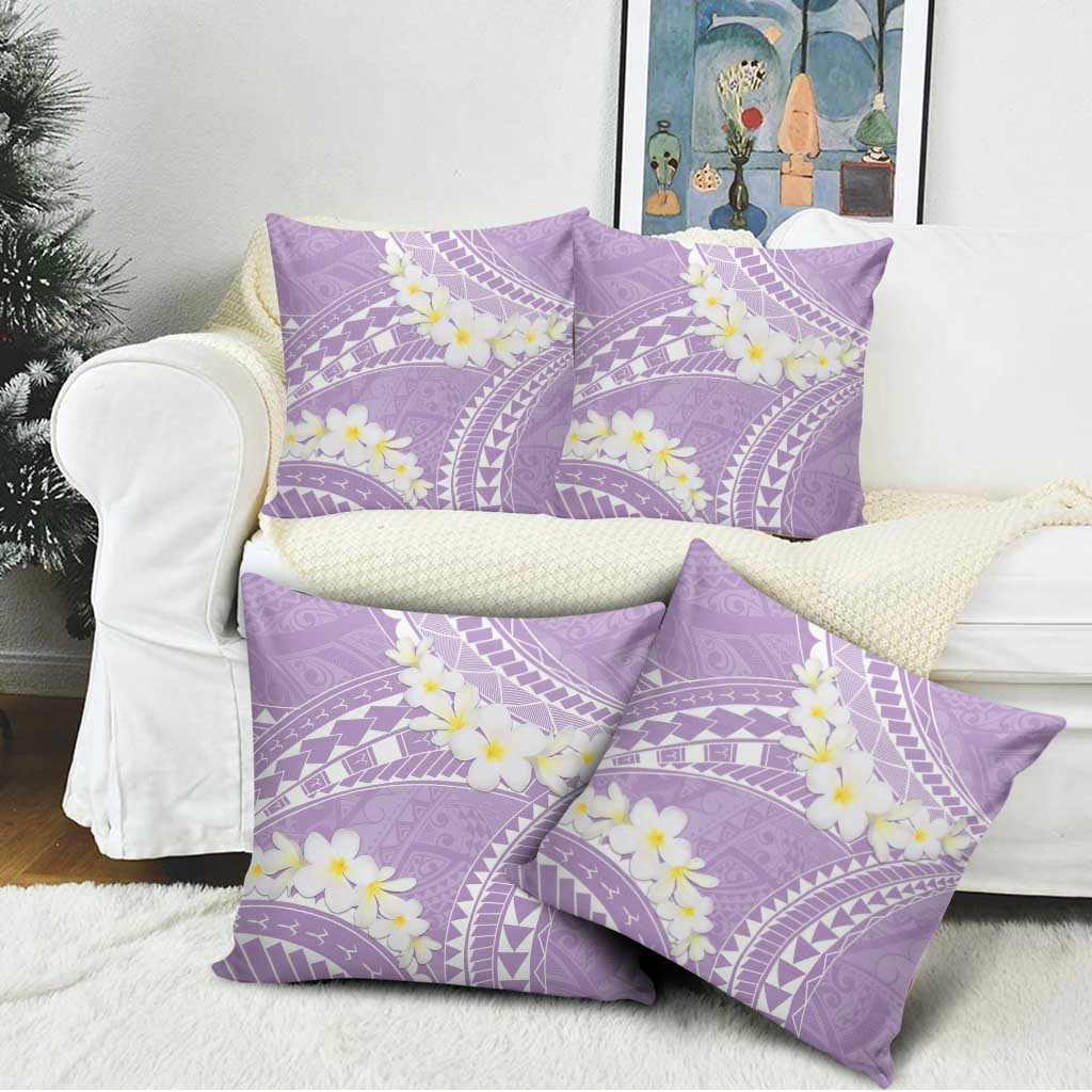 Polynesian Vintage Floral Pillow Cover Lavender Motifs LT7 - Polynesian Pride