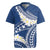 Polynesian Vintage Floral Rugby Jersey Navy Blue Motifs - Polynesian Pride