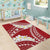 Polynesian Vintage Floral Area Rug Scarlet Motifs - Polynesian Pride