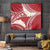 Polynesian Vintage Floral Tapestry Scarlet Motifs - Polynesian Pride