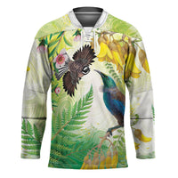 New Zealand Maori Mahuru Hockey Jersey Tui With Pikawakawa Spring Colors LT7 Unisex Multicolor - Polynesian Pride