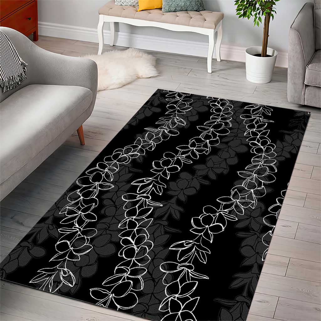 Hawaii Plumeria Lei Area Rug Aloha Festive Vibe LT7 - Polynesian Pride