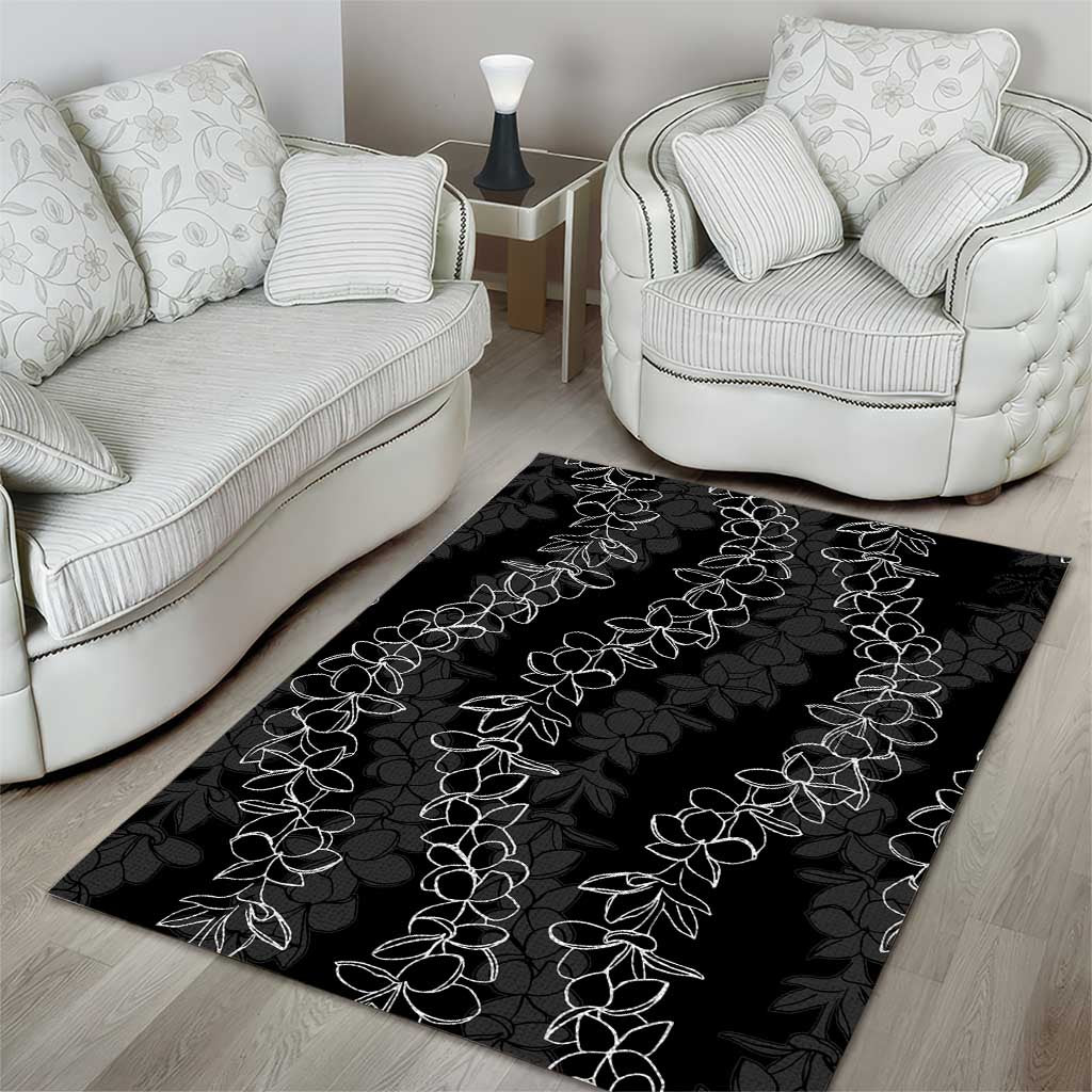 Hawaii Plumeria Lei Area Rug Aloha Festive Vibe LT7 - Polynesian Pride