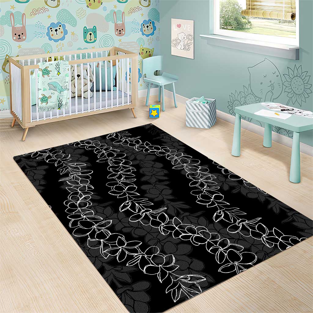 Hawaii Plumeria Lei Area Rug Aloha Festive Vibe LT7 - Polynesian Pride