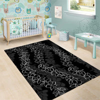 Hawaii Plumeria Lei Area Rug Aloha Festive Vibe LT7 - Polynesian Pride