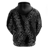 Hawaii Plumeria Lei Hoodie Aloha Festive Vibe