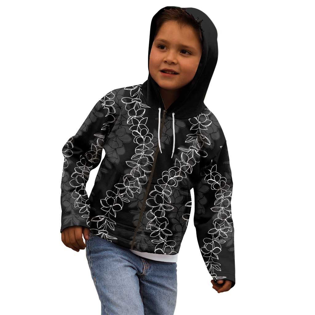 Hawaii Plumeria Lei Kid Hoodie Aloha Festive Vibe