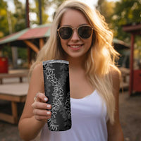 Hawaii Plumeria Lei Skinny Tumbler Aloha Festive Vibe