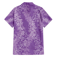 Hawaii Plumeria Lei Hawaiian Shirt Aloha Festive Vibe - Violet LT7 - Polynesian Pride