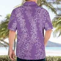 Hawaii Plumeria Lei Hawaiian Shirt Aloha Festive Vibe - Violet LT7 - Polynesian Pride