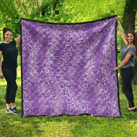 Hawaii Plumeria Lei Quilt Aloha Festive Vibe - Violet LT7 - Polynesian Pride