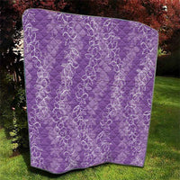 Hawaii Plumeria Lei Quilt Aloha Festive Vibe - Violet LT7 - Polynesian Pride