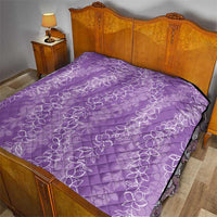 Hawaii Plumeria Lei Quilt Aloha Festive Vibe - Violet LT7 - Polynesian Pride