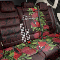 Hawaii Mele Kalikimaka Kakau Back Car Seat Cover I'iwi Bird on Ohia Lehua LT7 - Polynesian Pride