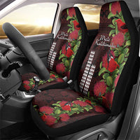 Hawaii Mele Kalikimaka Kakau Car Seat Cover I'iwi Bird on Ohia Lehua LT7 - Polynesian Pride