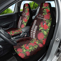 Hawaii Mele Kalikimaka Kakau Car Seat Cover I'iwi Bird on Ohia Lehua LT7 - Polynesian Pride