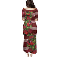 Hawaii Christmas Mele Kalikimaka Family Matching Puletasi and Hawaiian Shirt I'iwi Bird on Ohia Lehua LT7 - Polynesian Pride