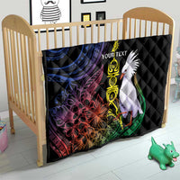 New Caledonia Kanaky Personalized Quilt Fleche Faitiere Mix Kagu LT7 - Polynesian Pride