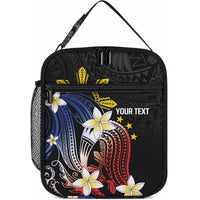 Personalized Philippines Tribal Lunch Bag Tropical Waves - Plumeria