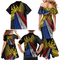 Philippines Sun Family Matching Mermaid Dress and Hawaiian Shirt Pasifika Tribal Style LT7 - Polynesian Pride