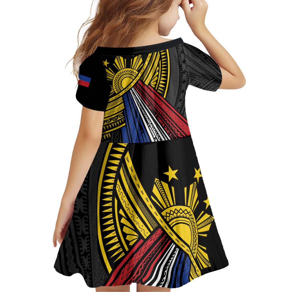 Philippines Sun Family Matching Puletasi and Hawaiian Shirt Pasifika Tribal Style LT7 - Polynesian Pride