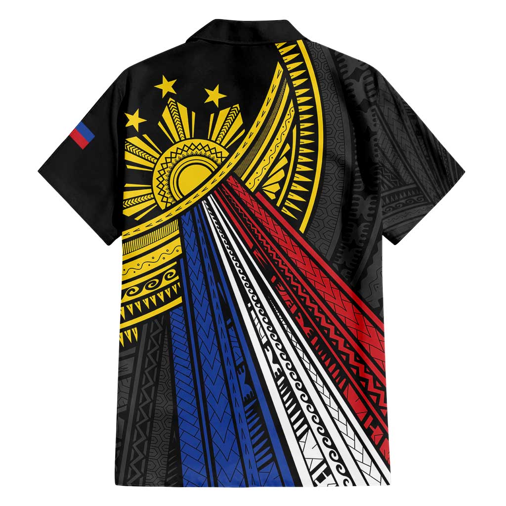 Philippines Sun Family Matching Short Sleeve Bodycon Dress and Hawaiian Shirt Pasifika Tribal Style LT7 - Polynesian Pride
