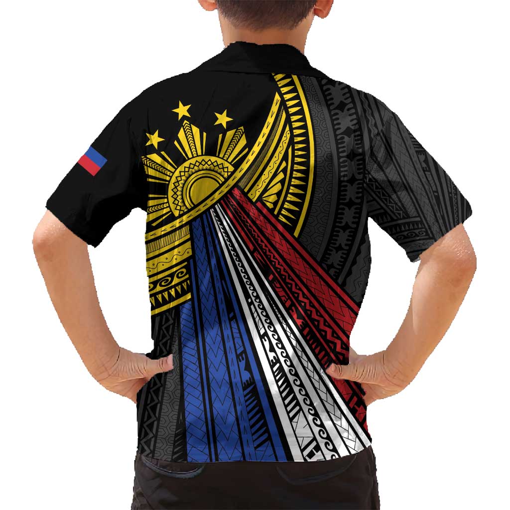 Philippines Sun Family Matching Summer Maxi Dress and Hawaiian Shirt Pasifika Tribal Style LT7 - Polynesian Pride