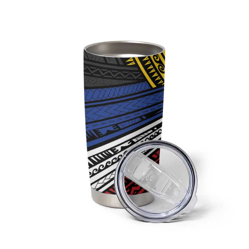 Philippines Sun Tumbler Cup Pasifika Tribal Style
