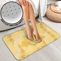 Hawaii Oahu Island Flowers Lei Bathroom Set Yellow Ilima Mix Plumeria LT7 - Polynesian Pride
