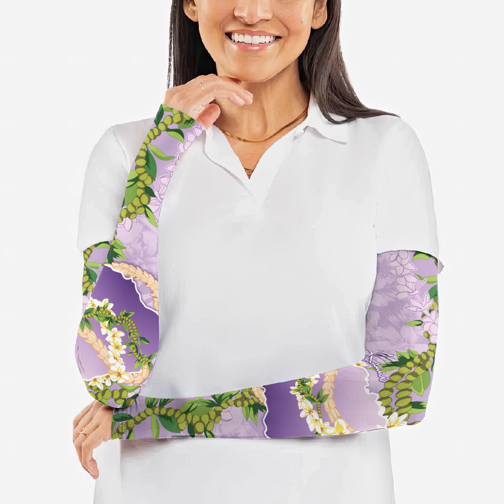 Hawaii Kauai Island Flowers Lei Arm Sleeves Mokihana Lei LT7 - Polynesian Pride