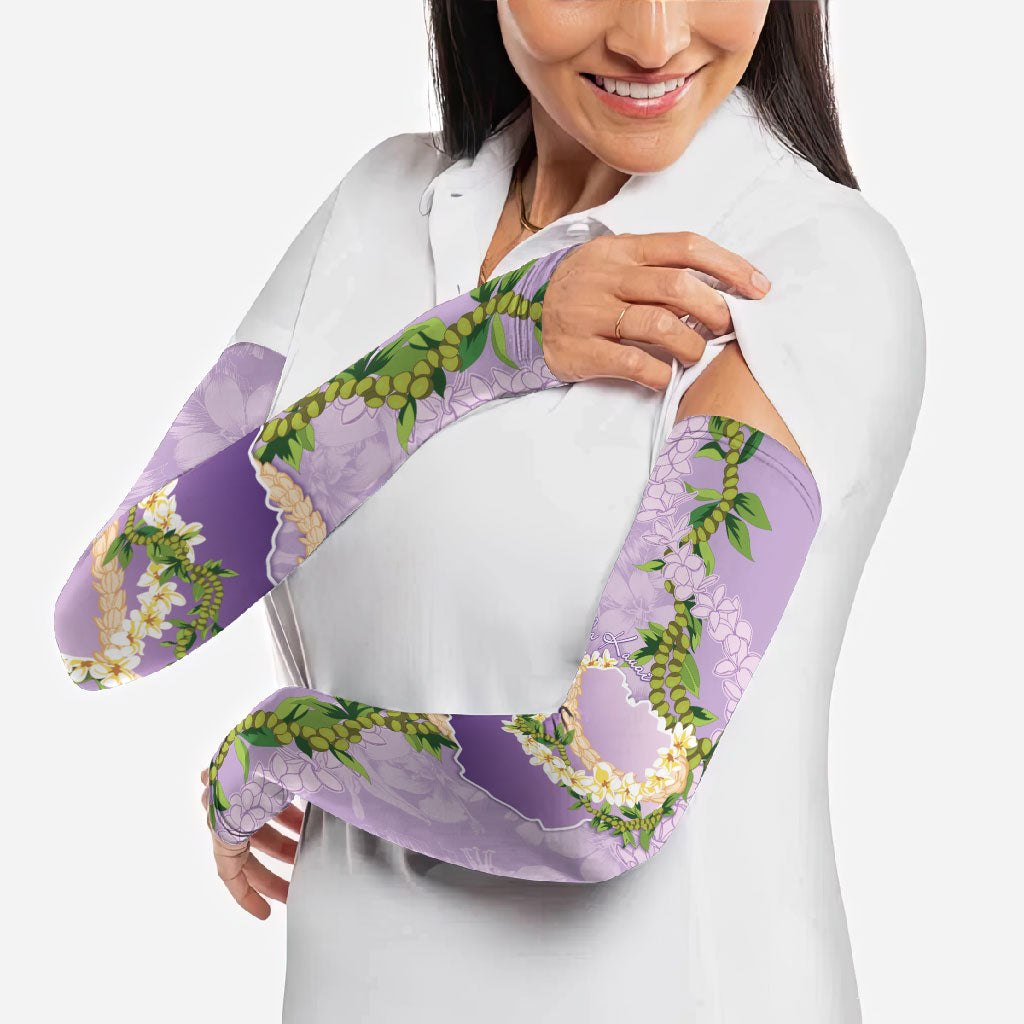Hawaii Kauai Island Flowers Lei Arm Sleeves Mokihana Lei LT7 - Polynesian Pride