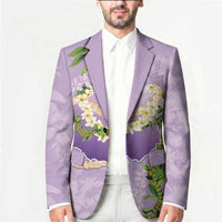 Hawaii Kauai Island Flowers Lei Blazer Mokihana Lei